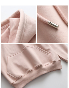 Sweat à capuche oversize vintage pour femme, qualité supérieure, 100% coton molletonné, hiver, couleurs personnalisées, streetwear, fournisseur OEM ODM - Product Image 6