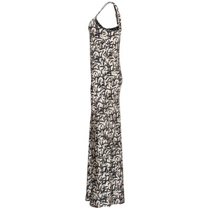 Mới Đến Phụ Nữ 'Mùa Hè Buổi Tối Maxi Dress Thoáng Khí Dâu Lụa Dài V <span class=keywords><strong>Lyon</strong></span> Trượt Thời Trang Giản Dị Dịch Vụ OEM Cho Kỹ Thuật Số - Product Image 3
