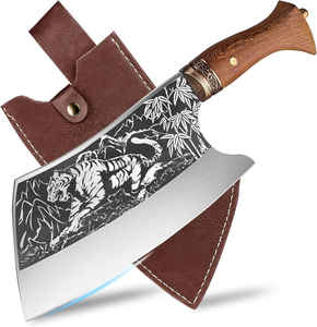 Cuchillo de cocina de acero de Damasco más vendido con mango de madera directo de fábrica - Product Image 6