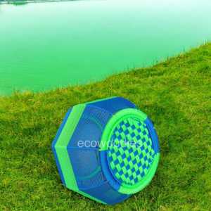 Tabouret en bambou fait à la main Console incrustée d'os Style Patio intérieur extérieur pouf relaxant chambre décoratif élégant meubles moderne - Product Image 5