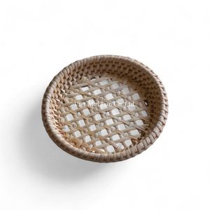 Decorative Natural Rattan Bohemian Style Handmade <b>Coaster</b> for Dining <b>Table</b> Coffee <b>Table</b> Kitchen Use Vietnam - Product Image 2