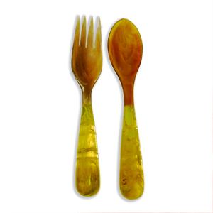 Servidores de ensalada con mango de ratán en SALAD SERVER SET PRODUCTO INDIO HECHO A MANO TARIFA DE FÁBRICA DISPONIBLE - Product Image 3