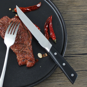 ชุดมีดทำครัวเหล็กสแตนเลสดามัสกัสงานฝีมือนานาชาติงานหัตถกรรมเหล็กปลอกหนังสำหรับทำอาหารขายส่ง - Product Image 3