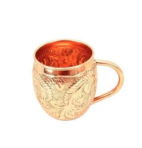 Tasses à mules en cuivre de Moscou pour la bière, le vin et les boissons gazeuses buvant des tasses de qualité supérieure en basse quantité minimale de commande - Product Image 2