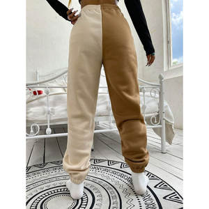 Pantalones para correr de lana ligeros de cintura alta para mujer, transpirables Yoga con cordón para pantalones deportivos, suministro ODM para deportes de invierno - Product Image 2