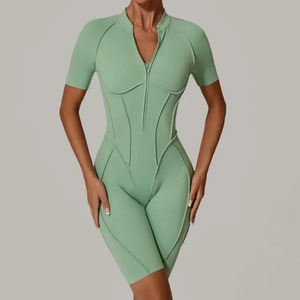 Ensemble de yoga avec taille haute et contrôle abdominal et hanches en forme de pêche-Convient pour le yoga/Pilates/Fitness Running - Product Image 1