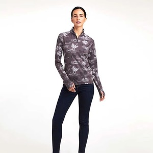 เสื้อขี่ม้าสำหรับผู้หญิงเสื้อสำหรับขี่ม้าแห้งเร็วน้ำหนักเบาพิมพ์ลายจากโรงงาน - Product Image 2