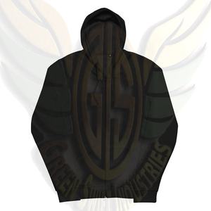 Fabricants de vêtements personnalisés vente en gros sweats à capuche unisexes col vierge sweats costume en velours côtelé pull à capuche décontracté costume - Product Image 3