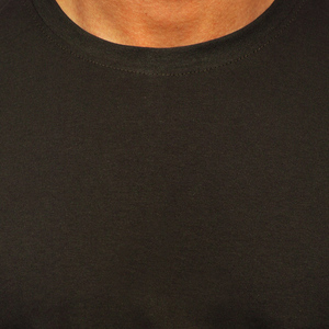 Factory 250 Gsm Custom Men's Oversized Ringer V Neck Camisetas Manga completa Drop Shoulder Knitted Formal Your Own Brand Printing - Product Image 6