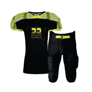 ชุดอเมริกันฟุตบอลของผู้ชายมาใหม่ระบายอากาศได้ดีแห้งเร็วคุณภาพสูงสำหรับผู้ใหญ่กำหนดเองป้องกันแบคทีเรีย - Product Image 2