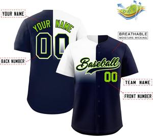 Camiseta de béisbol personalizada del equipo con impresión por sublimación malla transpirable que absorbe la humedad fábrica OEM tallaje para jóvenes/adultos - Product Image 6