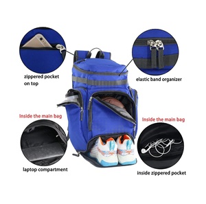 Sac à dos de sport de grande taille personnalisé pour l'extérieur, avec compartiment pour chaussures - Product Image 5