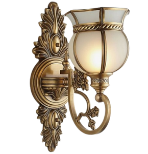 Lámpara de Pared de Hierro Contemporánea con Tamaño Personalizable y Acabado Metálico para Iluminación Decorativa del Hogar en la Sala de Estar - Product Image 1