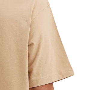 T-shirts surdimensionnés en coton 220 GSM Heavyweight Design personnalisé imprimé couleur unie Tee-shirt respirant grande taille Direct Bangladesh - Product Image 5