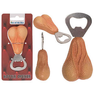 Ouvre-bouteille en forme de testicule pour farces pratiques - Product Image 3