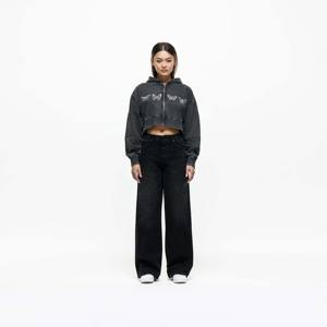 เสื้อฮู้ดมีซิปสำหรับผู้หญิงทันสมัยเสื้อครอปซิปมีฮู้ดแบบรูดซิปเหมาะสำหรับเสื้อผ้าแนวสตรีท - Product Image 1