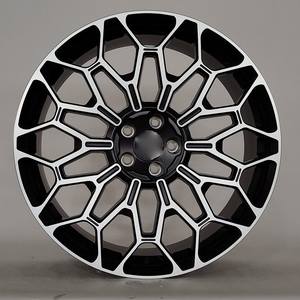 Yufei ล้ออลูมิเนียมปลอมแปลง5ก้านสีดำสดใส5X120สำหรับ L9 L8สภาพใหม่พร้อม PCD ขนาด100มม. - Product Image 4