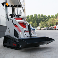 Mini Skid Steer Loader Briggs & Stratton XR2100 Mesin Bensin Compact Loader dengan Bucket untuk Penggunaan Lanskap Taman
