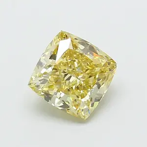 Coussin de diamant jaune de 2,03 ct VS1 cultivé en laboratoire - Product Image 1