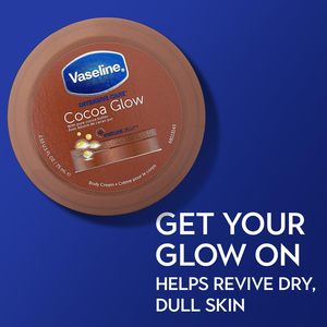Crema Corpo Vaseline Cocoa Glow Confezione da 6 – Crema Idratante al Burro di Cacao Puro 48H <span class=keywords><strong>per</strong></span> <span class=keywords><strong>Pelle</strong></span> Secca, Formato da Viaggio, 75 ml Ciascuno - Product Image 3