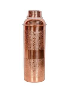 Suministro directo de fábrica de botella de cobre de grabado de diseñador 1 L, experimente la elegancia con nuestra botella de cobre de grabado de diseñador - Product Image 6