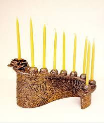 Elegante Candelabro de Latón para Menorah, Lámpara Judía de Hanukkah, Portavelas Decorativo, Adorno Elegante para el Hogar - Product Image 5