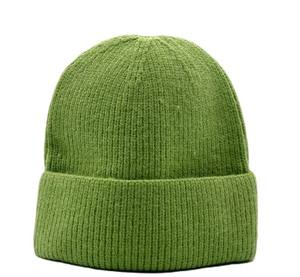 2025หมวกถักนิตติ้งใส่ได้ทั้งผู้หญิงและผู้ชายหมวกบีนนี่สีพื้นให้ความอบอุ่นในฤดูหนาว - Product Image 4