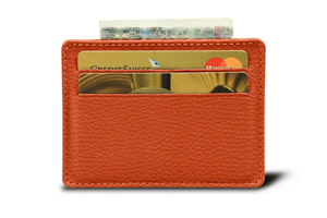 Portefeuille RFID de luxe personnalisé pour homme avec fermeture courte, doublure satinée gaufrée, en cuir PU, porte-cartes de longueur personnalisée - Product Image 2