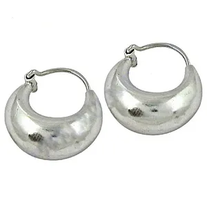 Pendientes de Aro Gruesos de Plata 925 para Mujer, Chapados en Oro Blanco con Diamantes y Perlas, Modernos para Uso Diario, Compromiso, Boda y Fiesta - Product Image 2