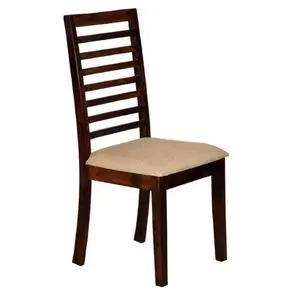 Silla de mesa de comedor de diseño vintage al por mayor, silla de exterior de madera maciza de Color marrón de la mejor calidad para accesorios de muebles