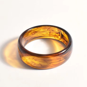 Bracelet en résine bijoux de créateurs de mode bracelet en résine couleur cadeau marbre ambre irrégulier autre bracelet pour femmes filles - Product Image 1