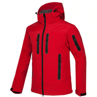 Veste softshell pour homme, taille plus, impression personnalisée, imperméable, coupe-vent, respirante, avec doublure polaire thermique, capuche, nouvelle collection hiver, pour activités de plein air