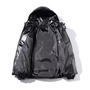 Vestes personnalisées de haute qualité Bomber chaude en duvet veste courte bulle unisexe extérieur hiver veste polaire hommes - Product Image 2