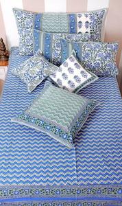 Funda de cojín estampada con bloque de mano para decoración del hogar, sofá, funda de cojín para decoración de sala de estar, novedad - Product Image 5