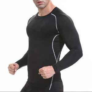 Compression Rash Guard pour hommes, vêtements de sport unisexes pour adultes, t-shirts de compression pour la salle de sport, Rash Guard en spandex - Product Image 1