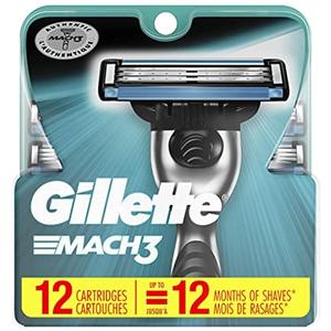 Recargas de 12 hojas de afeitar para hombre Gillette para Mach3 - Product Image 6