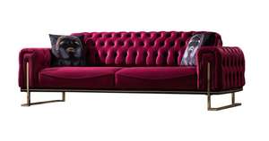 Sofá Cama Reclinable Contemporáneo de Lujo, Muebles Modernos de Tela para el Hogar, Hotel, Villa, para Sala de Estar Contemporánea - Product Image 2