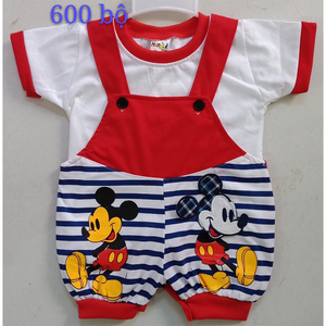 Combinaison en coton biologique pour bambin, barboteuse pour nouveau-né, vêtements pour bébés, faite au Vietnam - Product Image 1