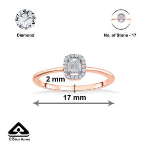 แหวนเพชรทองคำสำหรับผู้หญิง - Product Image 5