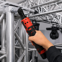 Llave de Trinquete Eléctrica Inalámbrica de 18V, 400 Nm de Alto Torque, Accionamiento de 1/2, 2 Baterías de Iones de Litio, 710W, Velocidad Variable, Avance/Retroceso