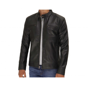 Dernières vestes en cuir pour hommes personnalisables 2023 de qualité supérieure OEM Causal disponibles en vente à bon prix en gros avec dernière conception - Product Image 1