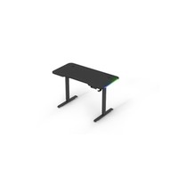 Bureau de jeu électrique réglable en hauteur avec plateau de 1400 x 600 mm et contrôleur de mémoire à moteur unique