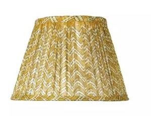 Fornitori all'ingrosso <span class=keywords><strong>paralume</strong></span> plissettato con stampa a blocchi con stampa personalizzata e colore per usi decorativi produzione in india - Product Image 6