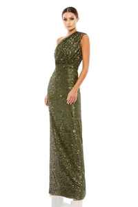 Women's Sexy Satin Evening <b>Dress</b> with Sequins Long Party <b>Dress</b> with Natural Waistline for <b>the</b> night out and <b>the</b> evening party - Product Image 3