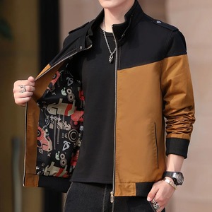 Chaqueta Bomber de Lona de Alta Calidad para Hombre, Cuello Alto, Nueva Colección 2023, Impermeable, Ecológica, Abrigo Deportivo de Invierno - Product Image 5