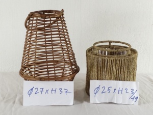 Candelabro de bambú de estilo moderno, soporte de decoración de bambú, nuevo para boda y hogar - Product Image 2