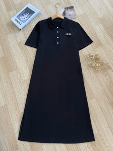 Vestido de maternidad bordado con lazo hecho de algodón suave buena elección ropa informal absorbente de sudor anticontracción buena absorción V1177 - Product Image 5