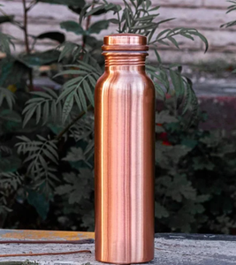 Hammered <b>Copper</b> <b>Water</b> <b>Bottle</b> Adults & Kids Drinking Health Hygenic Pure <b>Copper</b> Leakproof <b>Water</b> <b>Bottle</b> Perfect For Travels Use - Product Image 2