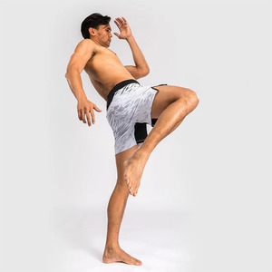 Custom Mens MMA Training <b>Shorts</b> <b>White</b> Fight <b>Shorts</b> <b>Gym</b> Workout <b>Shorts</b> Grappling Kickboxing Boxing Athletic Martial Arts - Product Image 4
