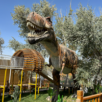 Modèle de dinosaure animatronique électrique, taille et couleur personnalisées, utilisation en intérieur, contrôle par capteur infrarouge pour aire de jeux, maternelle